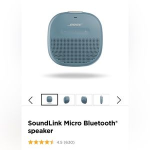 Bose Soundlink Micro, stone blue, bluetooth speaker